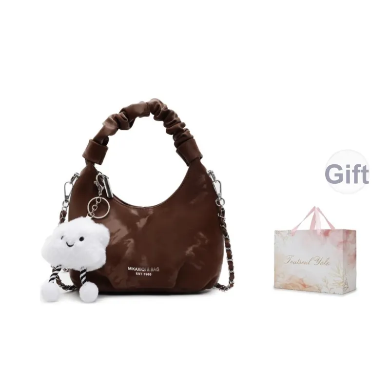 TOUTSEUL YOLO PU Handbag Women's Ecru/Black/Pink/Coffee-19