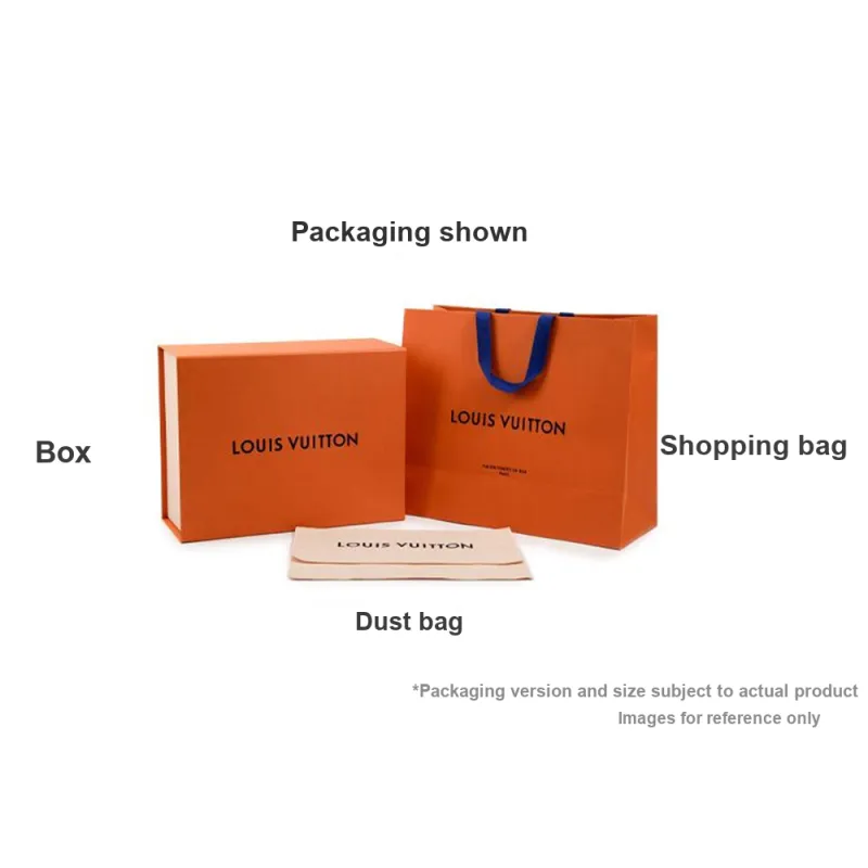 LOUIS VUITTON Nevereverfull DamierDenim3D Cotton Canvas Shoulder Bag Women's Blue-7