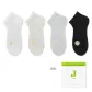 White+Light Green+Gray+Black[Mulberry Silk/Antibacterial Odor-Resistant]