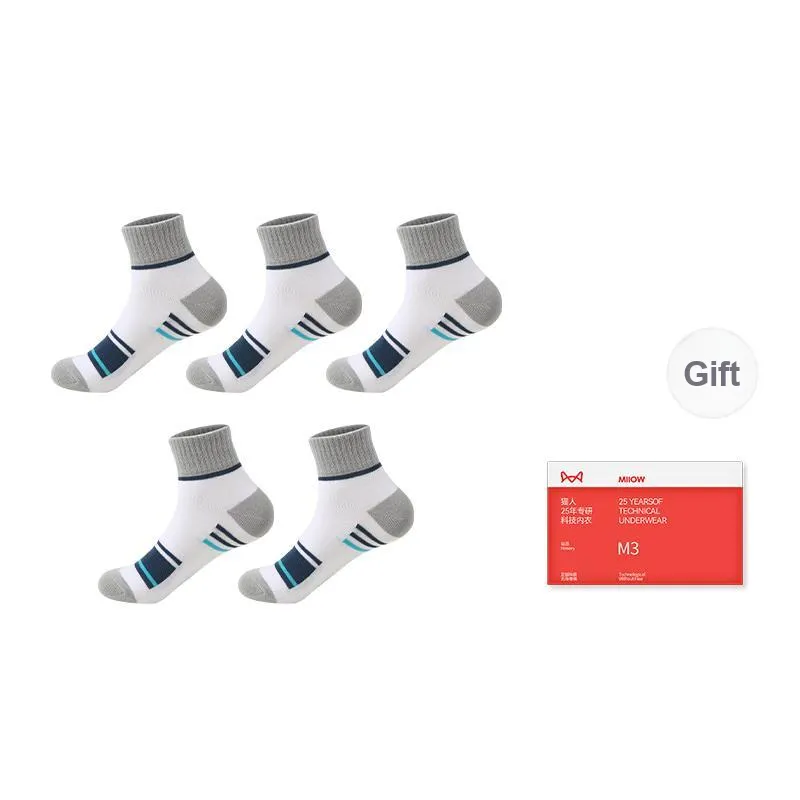 MIIOW Mid Calf Socks Men's Combo Set-9