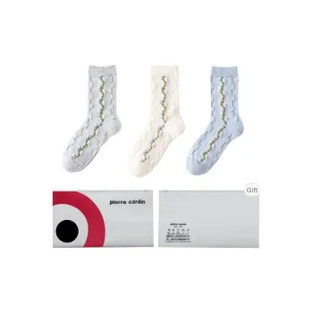PIERRE CARDIN Mid Calf Socks Women's Shopping Bag 3 Pack