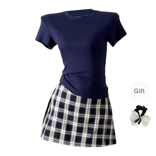 TUSHIFEI Two Piece Skirt Sets Women's