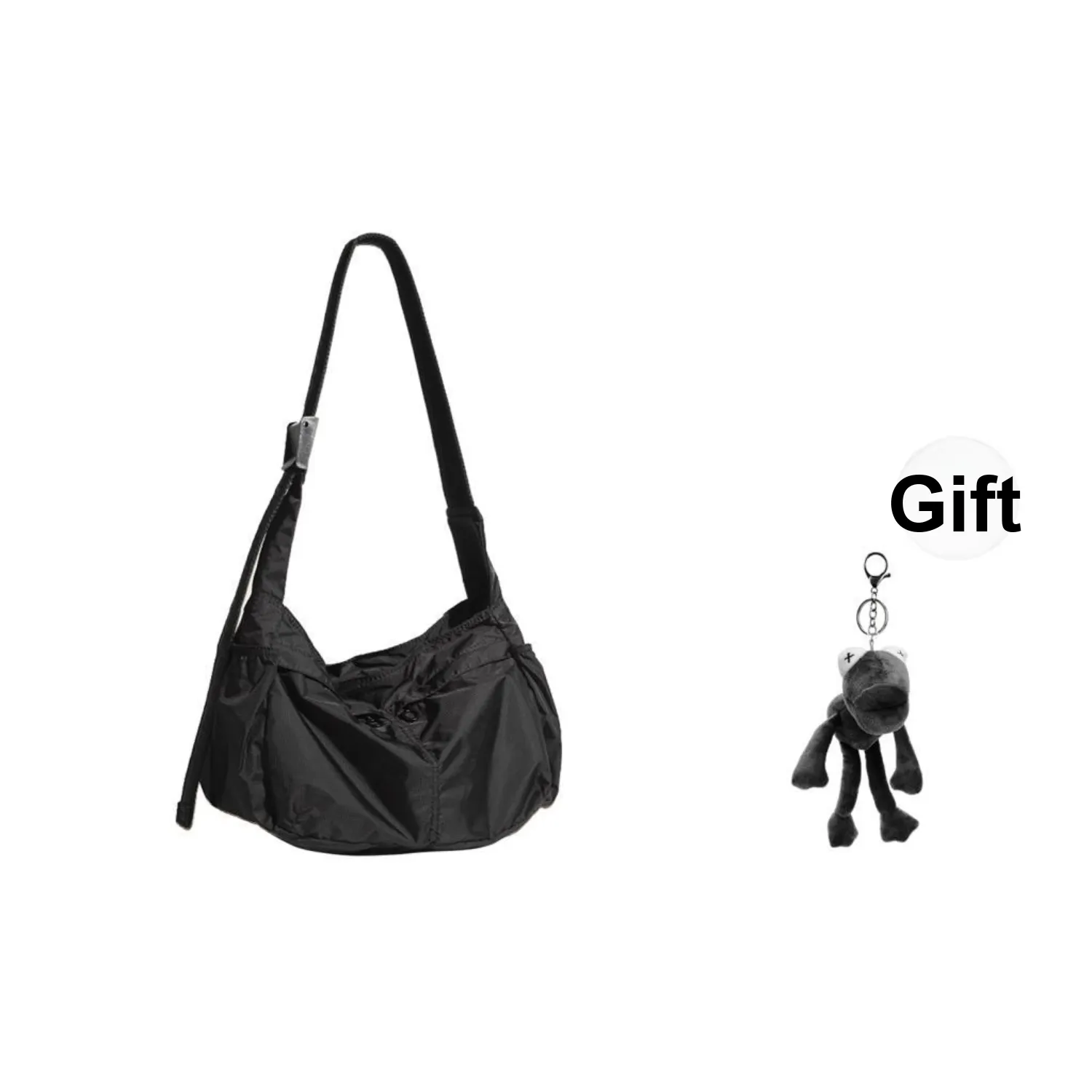 TAKI Oxford Shoulder Bags Regular Unisex Black/Gray