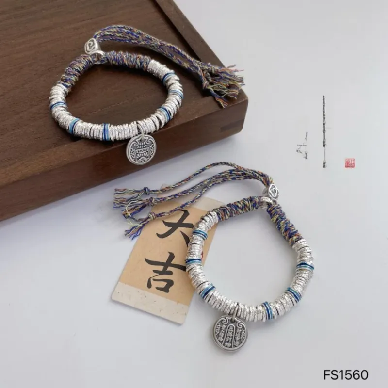 AITAO 999 Fine Silver Pure Silver Bracelets Unisex-1