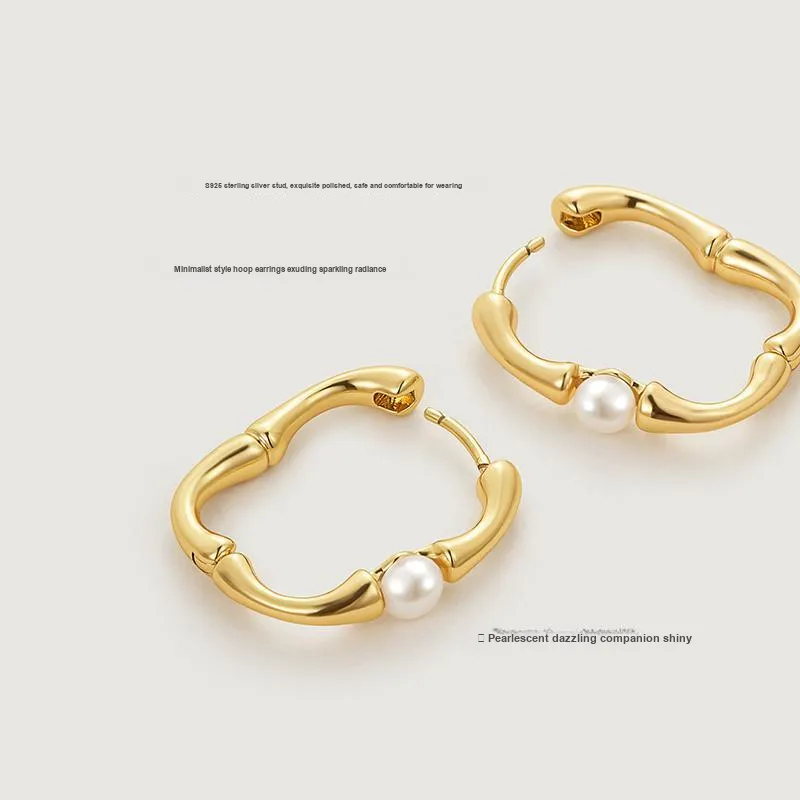 Amber Lollipop Pearl Earrings Women's-1
