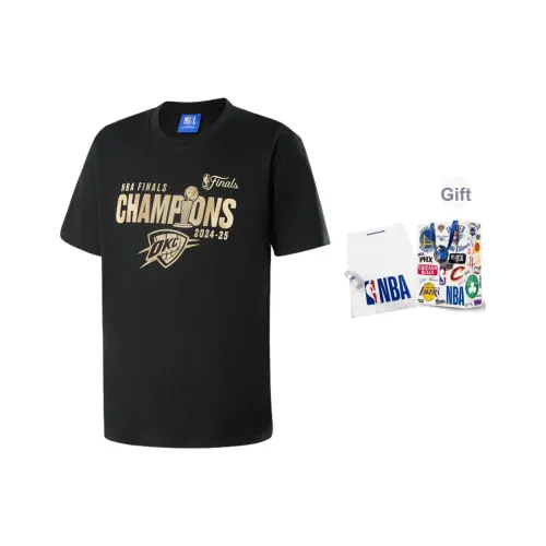 NBA Oklahoma City Thunder T-Shirt Унисекс Черный