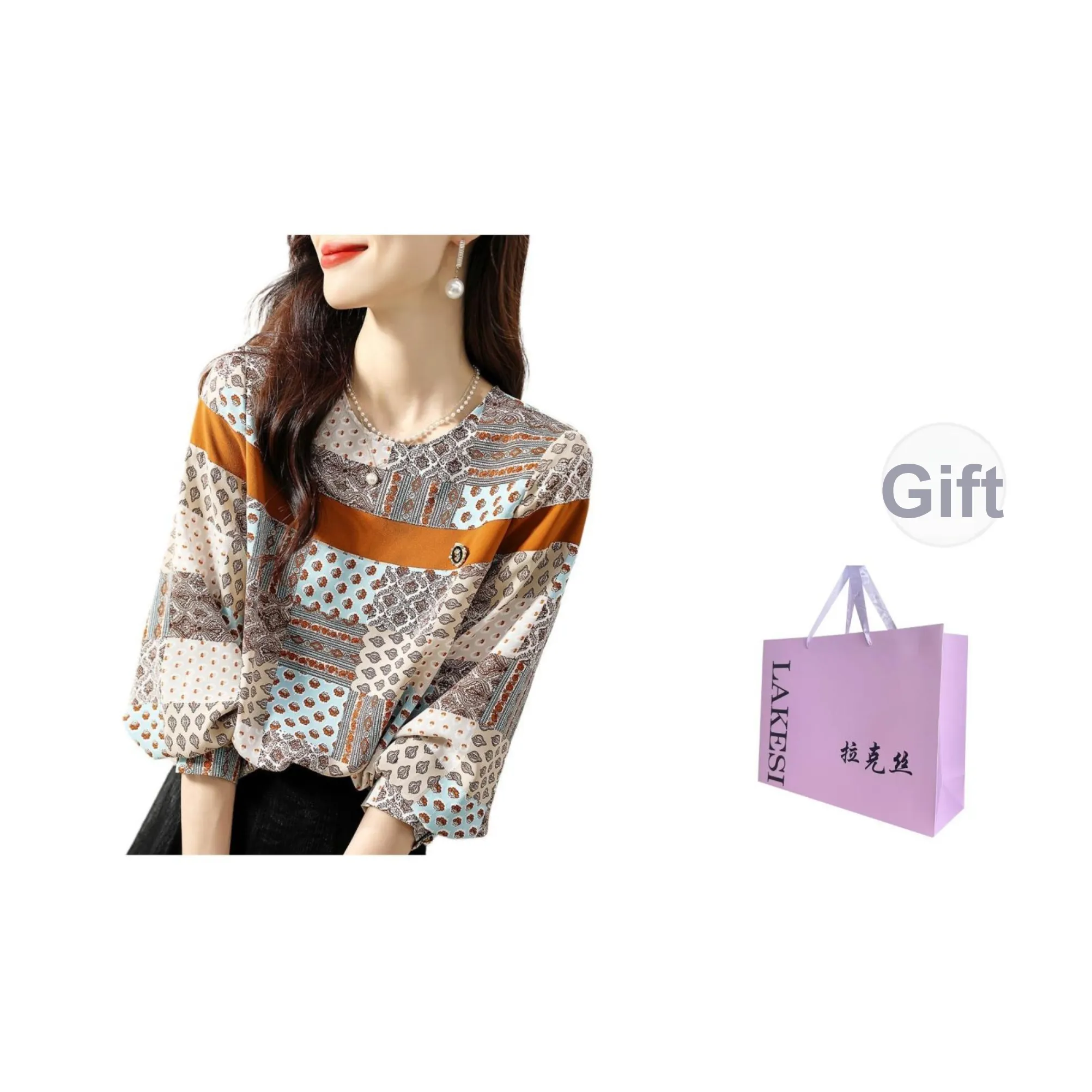 LAKESI Многоцветные Женские Рубашки