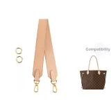 Vegetable Tanned Leather 65cm Underarm Shoulder Strap[Comes with Spring Ring]
