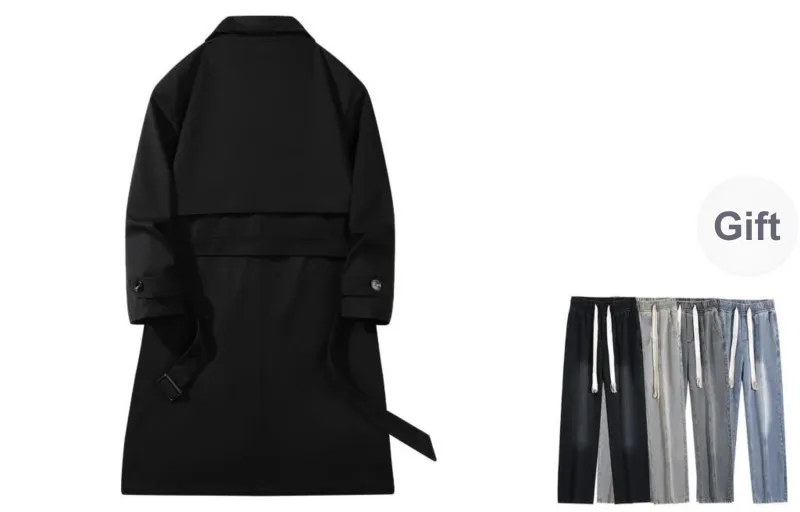 LA'T.WEEKEND Trench Coat Fall Unisex-19