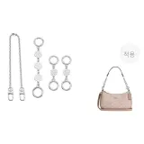 [White Camellia Three-Piece Set]15cm Camellia+1-Section Camellia 2 Pack+Decorative Chain 40cm