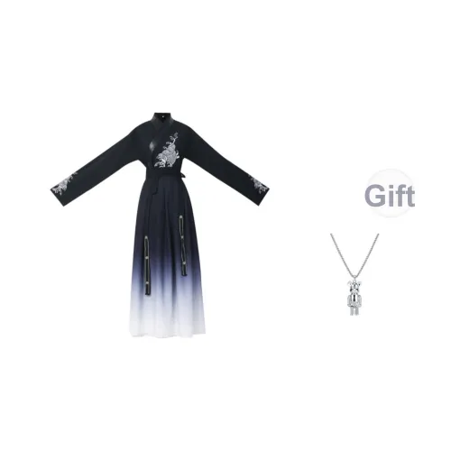 TUCANO Черный градиент Комплект Мужские костюмы в стиле Тан