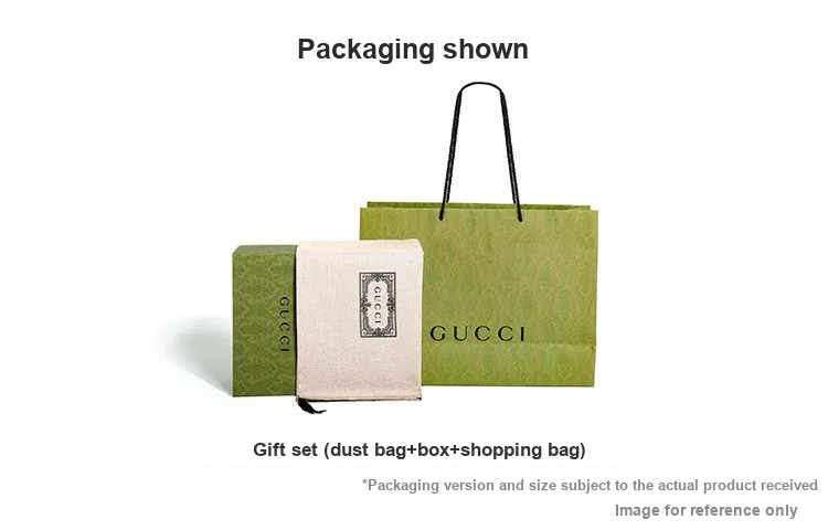 GUCCI Crystal Crossbody Bag Shoulder Bag Women's Silver-8