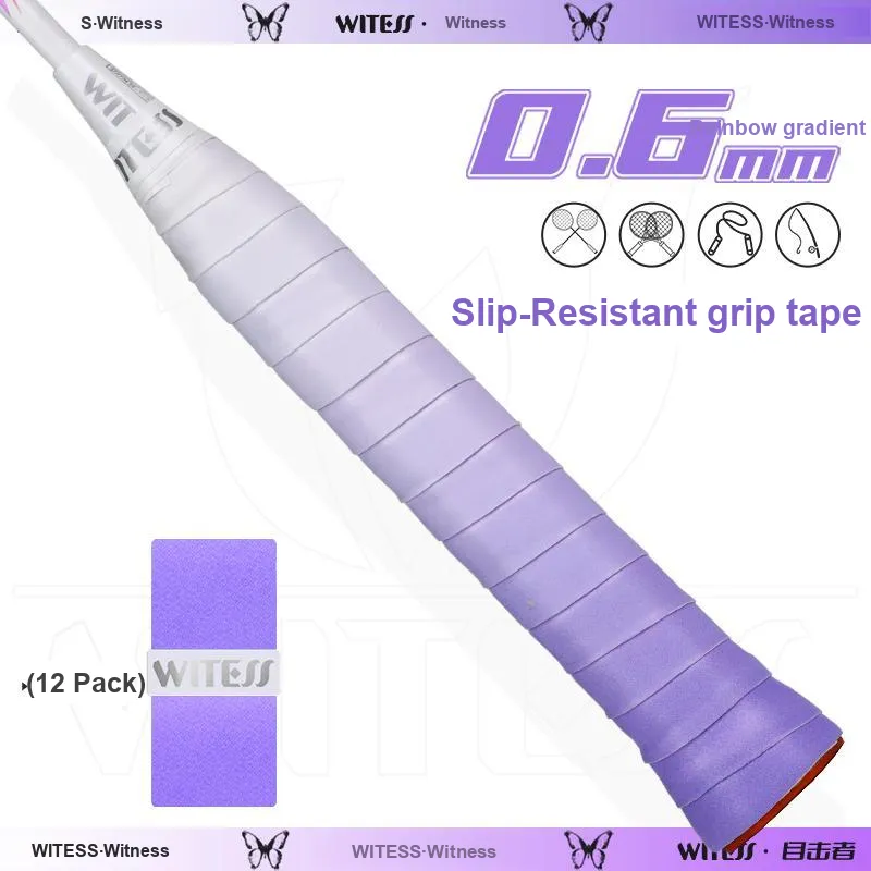 WITESS Badminton Grip Tape Macaron Color Palette 6 Colors To Choose PU Thin 1100*25*0.6mm-89