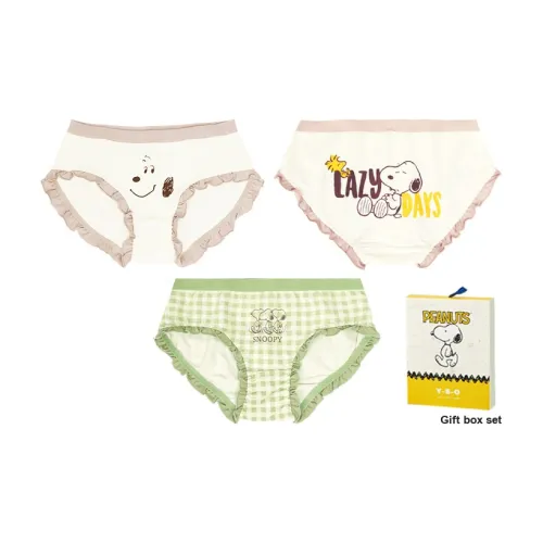 YSO 1 комплект 3 шт Gift Box Set Гравий+Аква-светлый зеленый+Вересковый серый Женские трусики-бикини