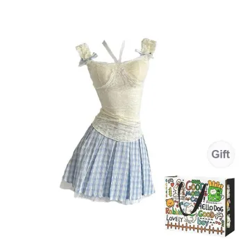 OURUOKE Two Piece Skirt Sets Women's