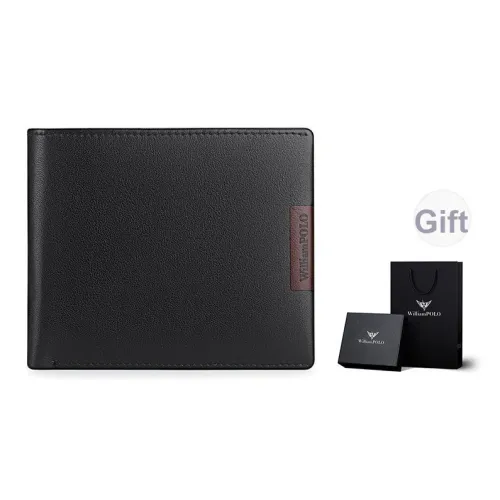 WilliamPOLO Держатель для карт из натуральной коровьей кожи кошелек стандартный мужской черный армейский зеленый