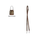 Brown Silver-Tone Buckle-91-120cm