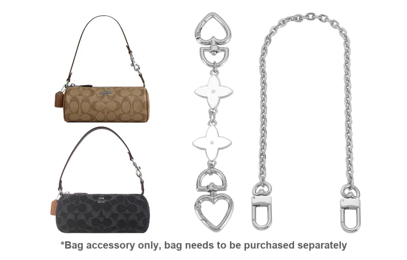Lan Bao Fan Metal Shoulder Strap, Bag Accessory Women's Gold Tone-75