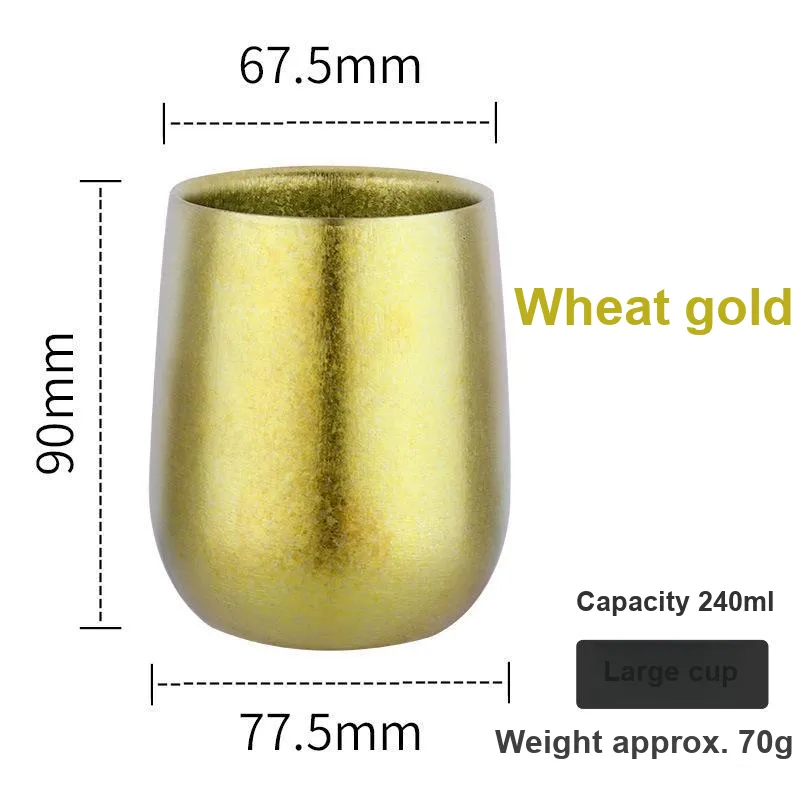 TANLU Outdoor Water Equipment Water Container 120ml 240ml Camping And Barbecue Pure Titanium-8