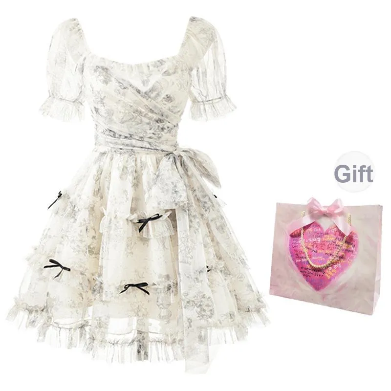 KUNZHUDAXIANG Short Sleeved Dress Women's-9