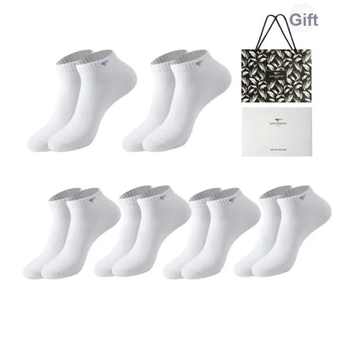SEPTWOLVES Низкие носки Мужские 6 пар Подарочный набор в коробке + Сумка для покупок