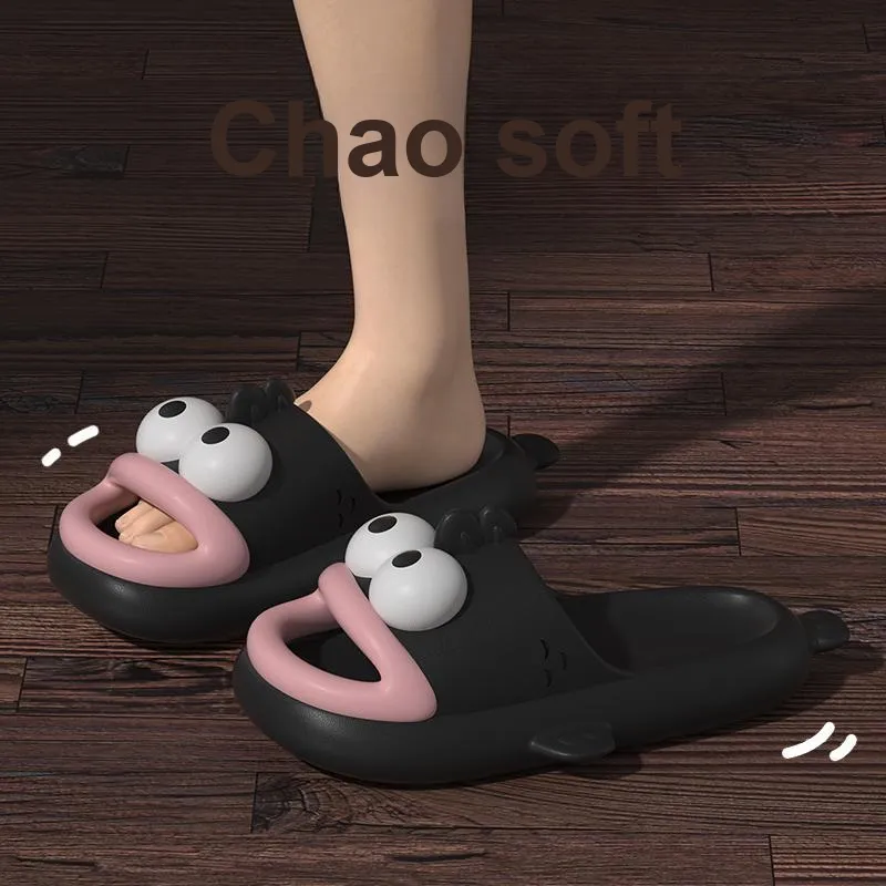 XMISTUO EVA Cut-Out Slide Slippers Unisex-9