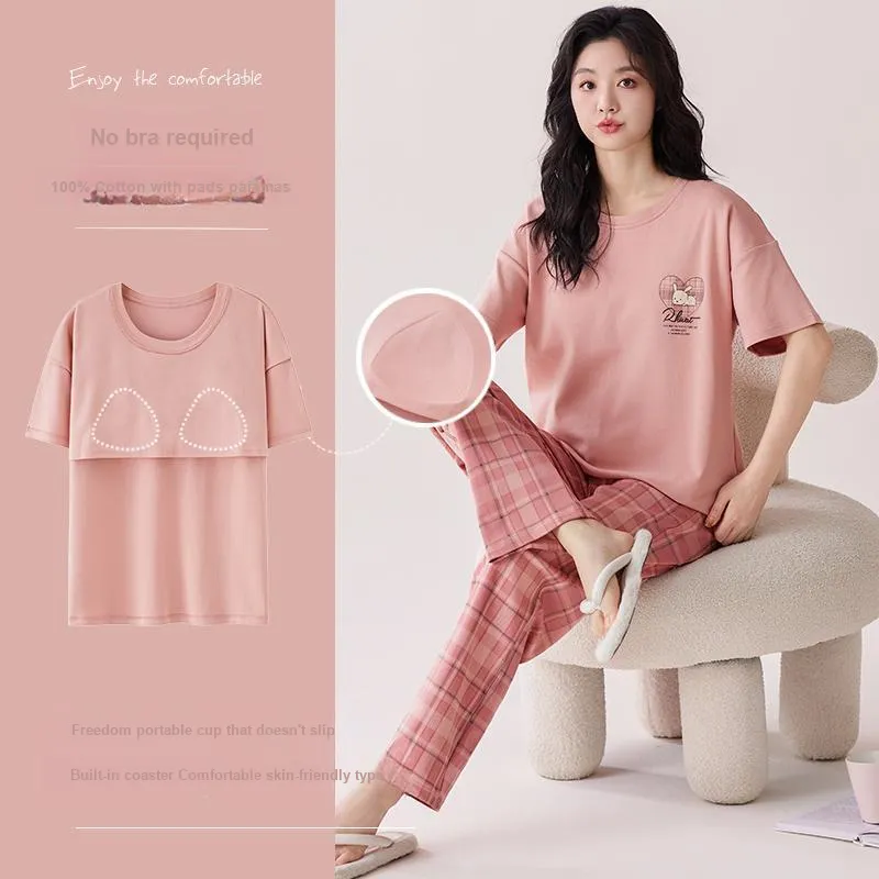 MIIOW Cool One Summer Series Pajama Set Women's Coral-4