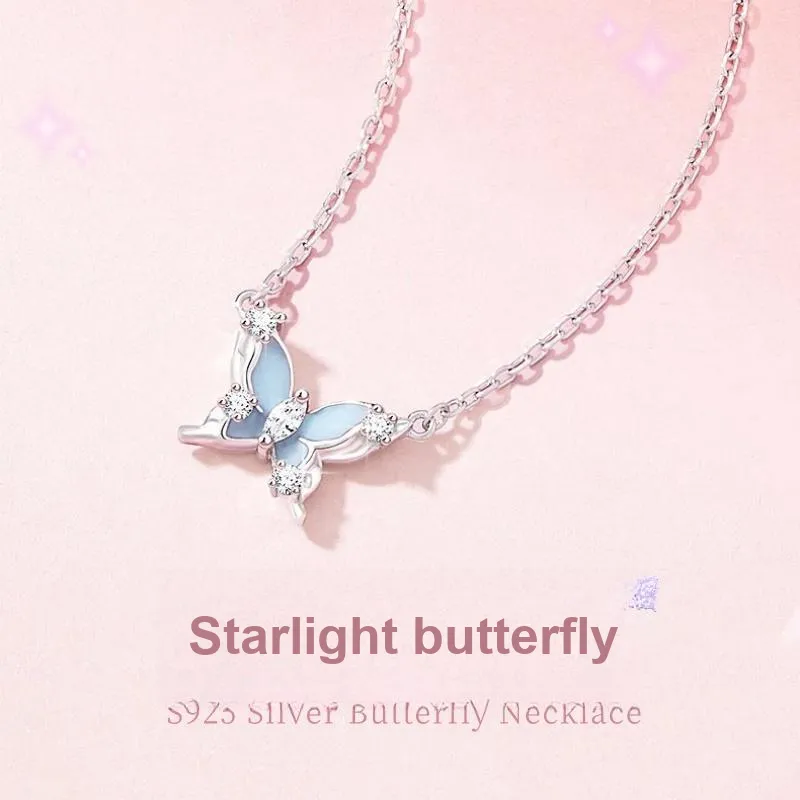 Lang Wind S925 Silver Necklaces Women's-1