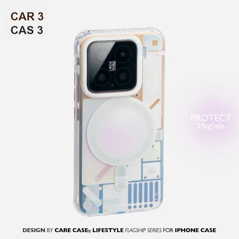 CARECASE TPU Material Circuit Board Magnetic Phone Case Compatible With Xiaomi 15/15 Pro-1