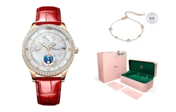 LOBINNI L Elegant Women's Watch Automatic Mechanical Movement Cowhide Strap Watch Women's Watch White Dial