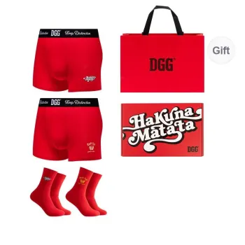 DGG Underpants Men's Gift Box Of 2 Strips