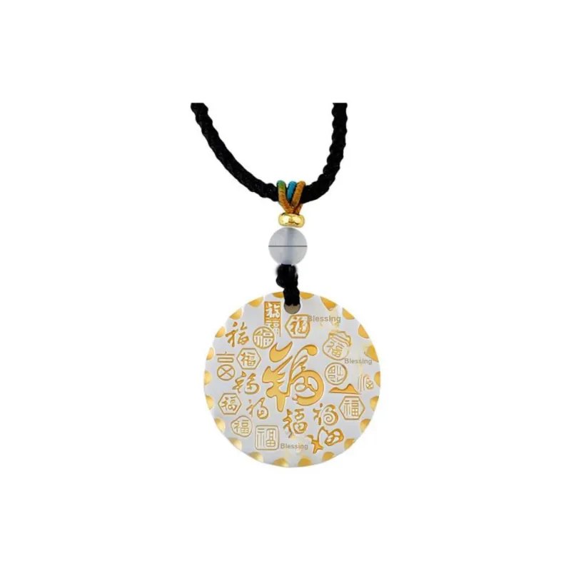 XIFULI 999 Fine Silver Necklaces Unisex-0