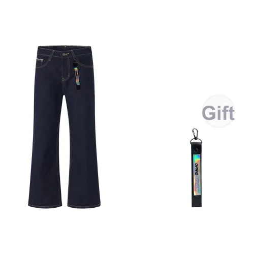 OPMO Оригинальные джинсовые синие унисекс джинсы