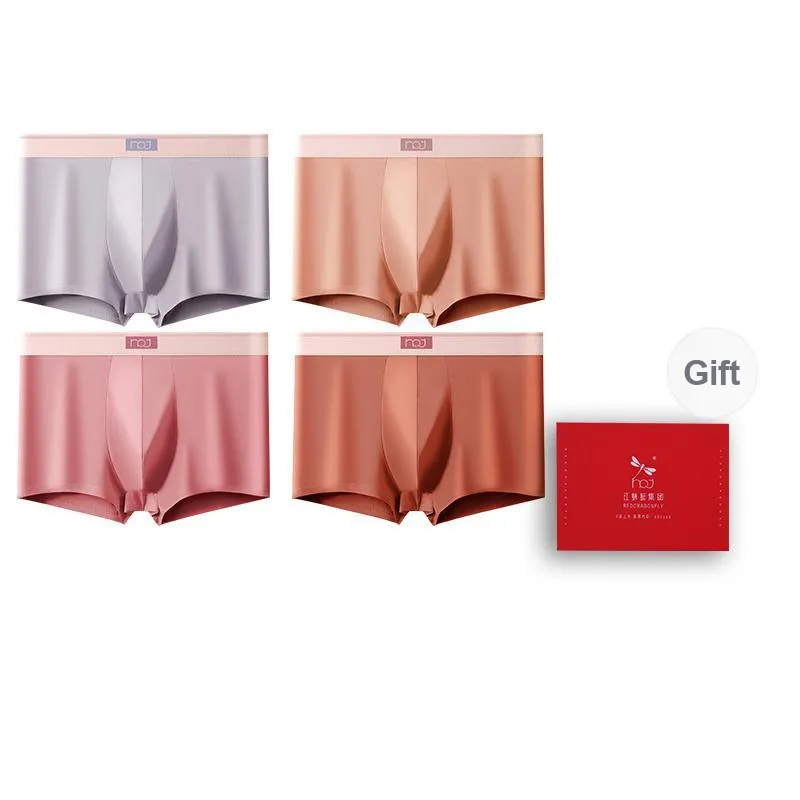 RED DRAGONFLY Cotton Panties Men's Gift Box Set Of 4-11
