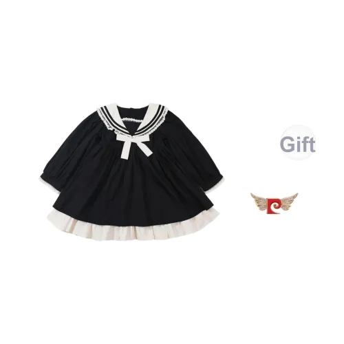 PIERRE CARDIN Черные Платья для девочек