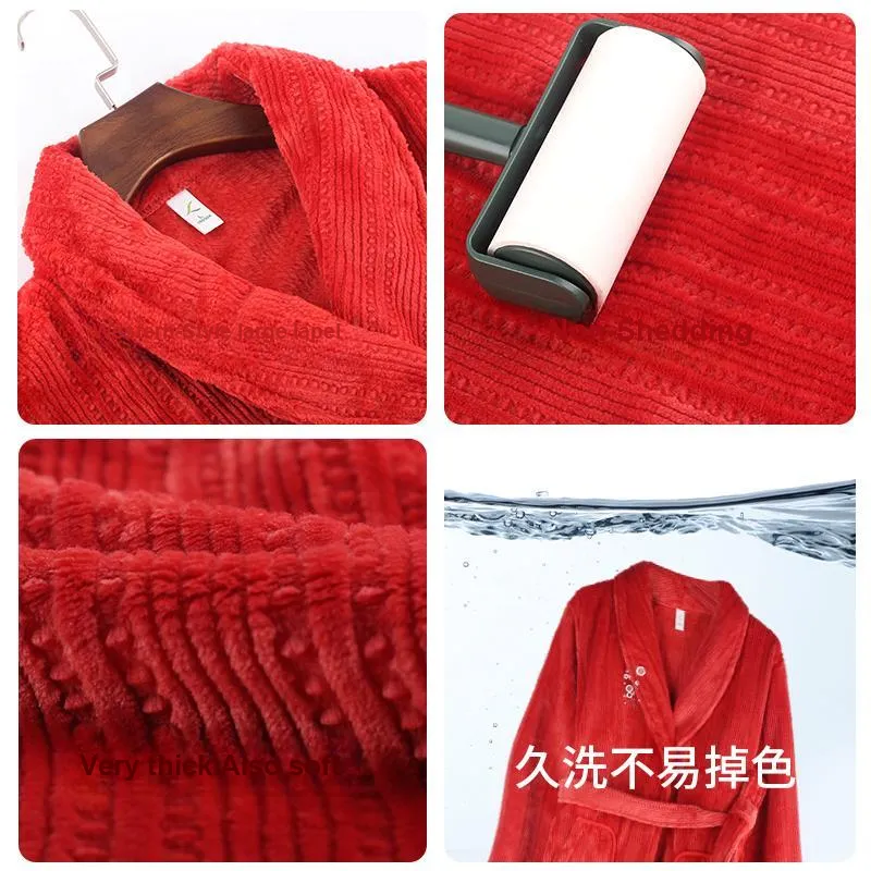 Xuan Liang Winter Pajama Robe Bathrobe Women's