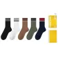 [5 Pack]Black+White+Brown+Pale Green+Dark Blue