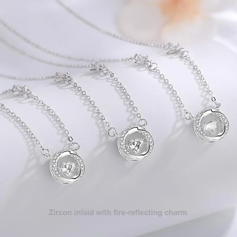 Kelanxi 999 Fine Silver Necklaces Women's-3