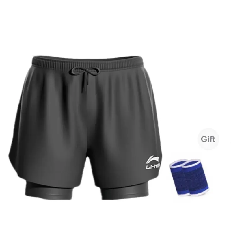 LiNing Swimming Shorts Men's Black-56