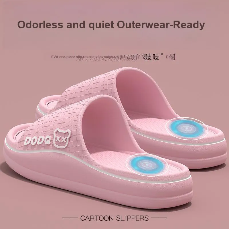 LUNNIFEIYA EVA Indoor All Season All Platform Quiet Squashy And Bouncy Feeling Slip Resistant Home Slippers-7