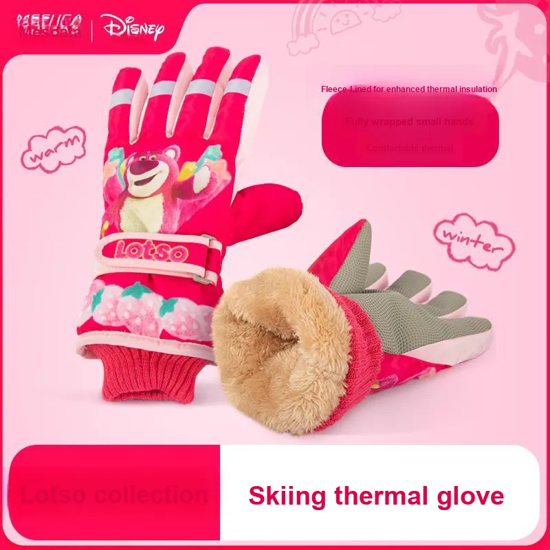 MESUCA Skiing Water-Repellent Insulated For Cold Weather Winter Snowplay Gloves Kids'-1