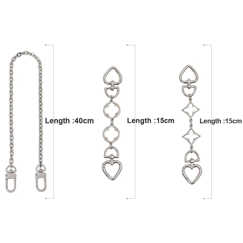 Gloya Metal Bag Accessory Women's Silver-13