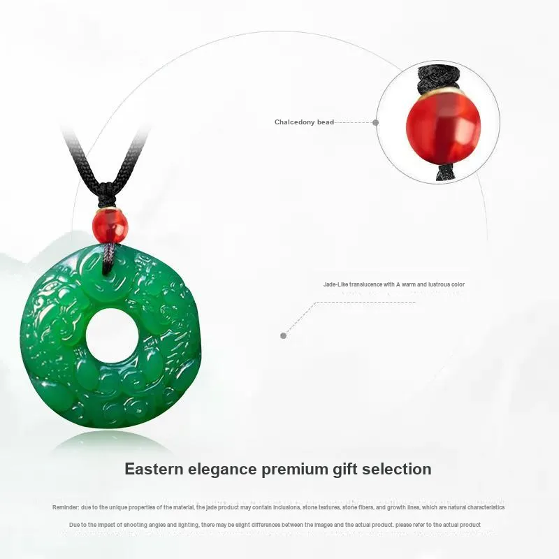 Zhou Jifeng Chalcedony Pendants Unisex-3