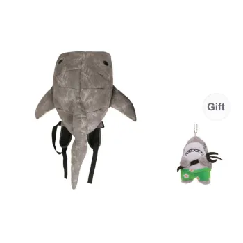 Yalu Canvas Backpack Unisex Light Gray/Dark Gray/Blue/Pink
