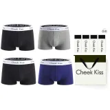 Blue+Gray+Black+Black[100% cotton Box 4 Pack]