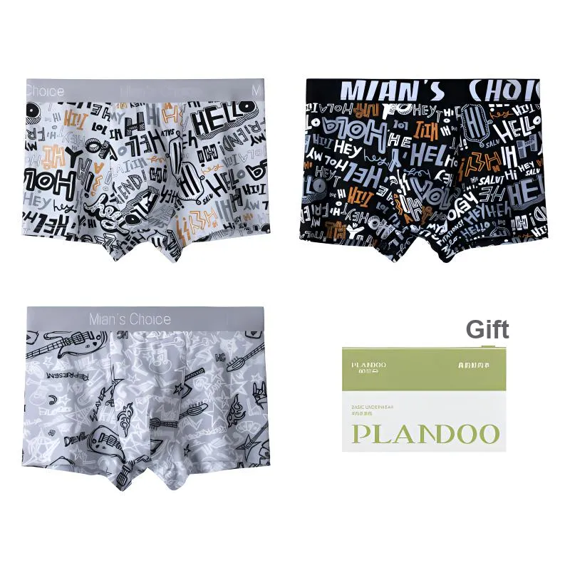 PLANDOO Underpants Men's 3 Pack-16