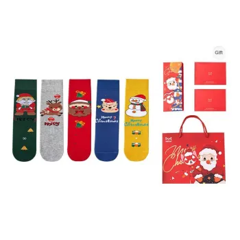 MIIOW Honmei Honmei Series Mid Calf Socks Unisex Box 5 Pack