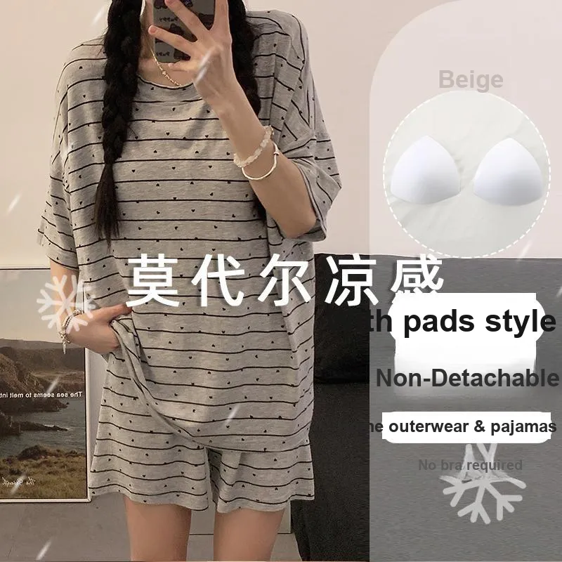 OUSHIBO Pajama Set Women's Image Color-1