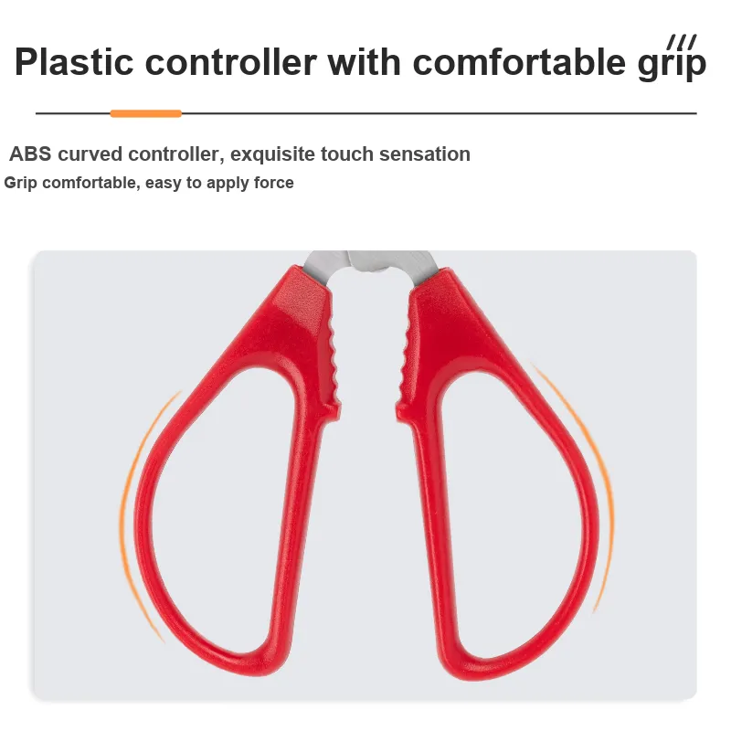 Deli Stainless Steel Material Office And Household Scissors-3