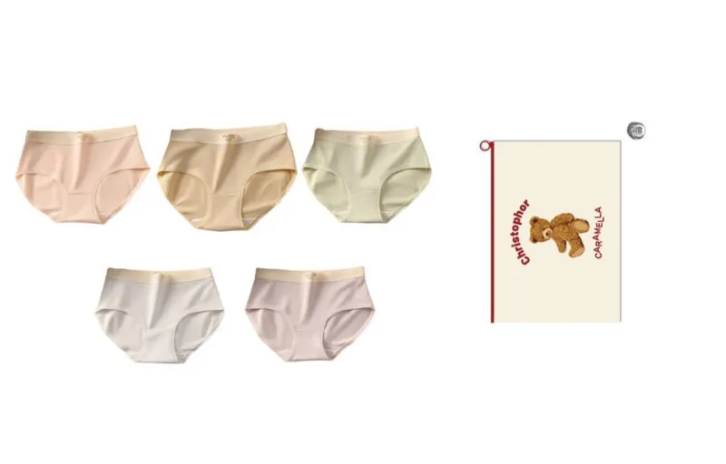 Caramella Underpants Women's Shopping Bag 5 Pack-7